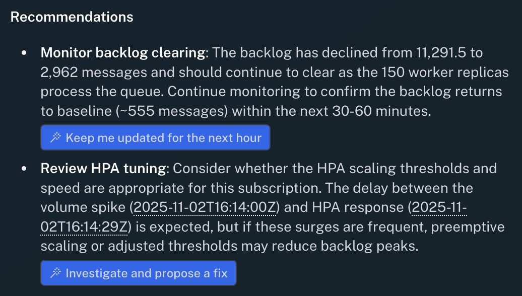 TierZero automation workflow awaiting approval screenshot